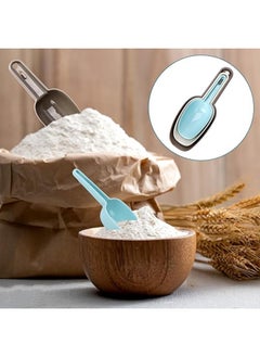 Generic 3 Pcs Ice Scoop Set Flour Scoop for Canisters Multi Purpose Plastic Kitchen Scoops Canisters Pet Food Scoop Plastic Scoops for Dry Goods Flour Coffee Beans Candy Popcorn  - Image 5