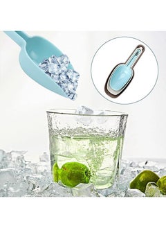 Generic 3 Pcs Ice Scoop Set Flour Scoop for Canisters Multi Purpose Plastic Kitchen Scoops Canisters Pet Food Scoop Plastic Scoops for Dry Goods Flour Coffee Beans Candy Popcorn  - Image 4