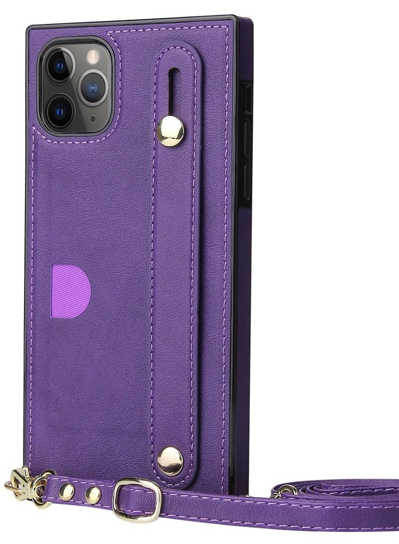 Loquat Suitable For IPhone Crossbody Lanyard Protective Sleeve Leather Case - Image 2