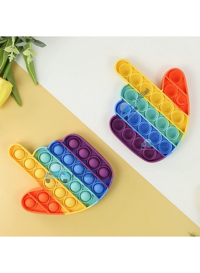 فنبلاست مجموعة FunBlast Pop it (عبوة من لعبتين Popit)، ألعاب أطفال، ألعاب فيدجيت، لعبة Pop it، لعبة Push Pop Bubble Fidget الحسية، لعبة تخفيف التوتر Fidget الحسية، هدايا مبتكرة للبنات والأولاد والأطفال (22) - Image 4