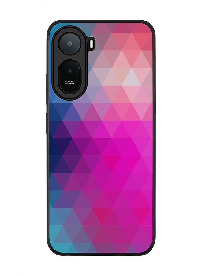 Stylizedd Rugged Case for Xiaomi Redmi A7 Pro 4G / Poco C81 / Poco C81 Pro / Poco C85x 5G- Slim Fit Hybrid Rubber Cover Violet Prism