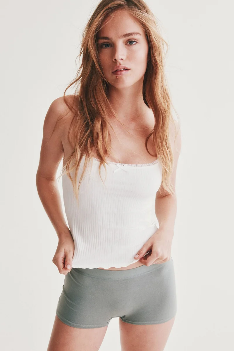 اتش اند ام سروال بوكسر قطني - عبوة من 3 قطع