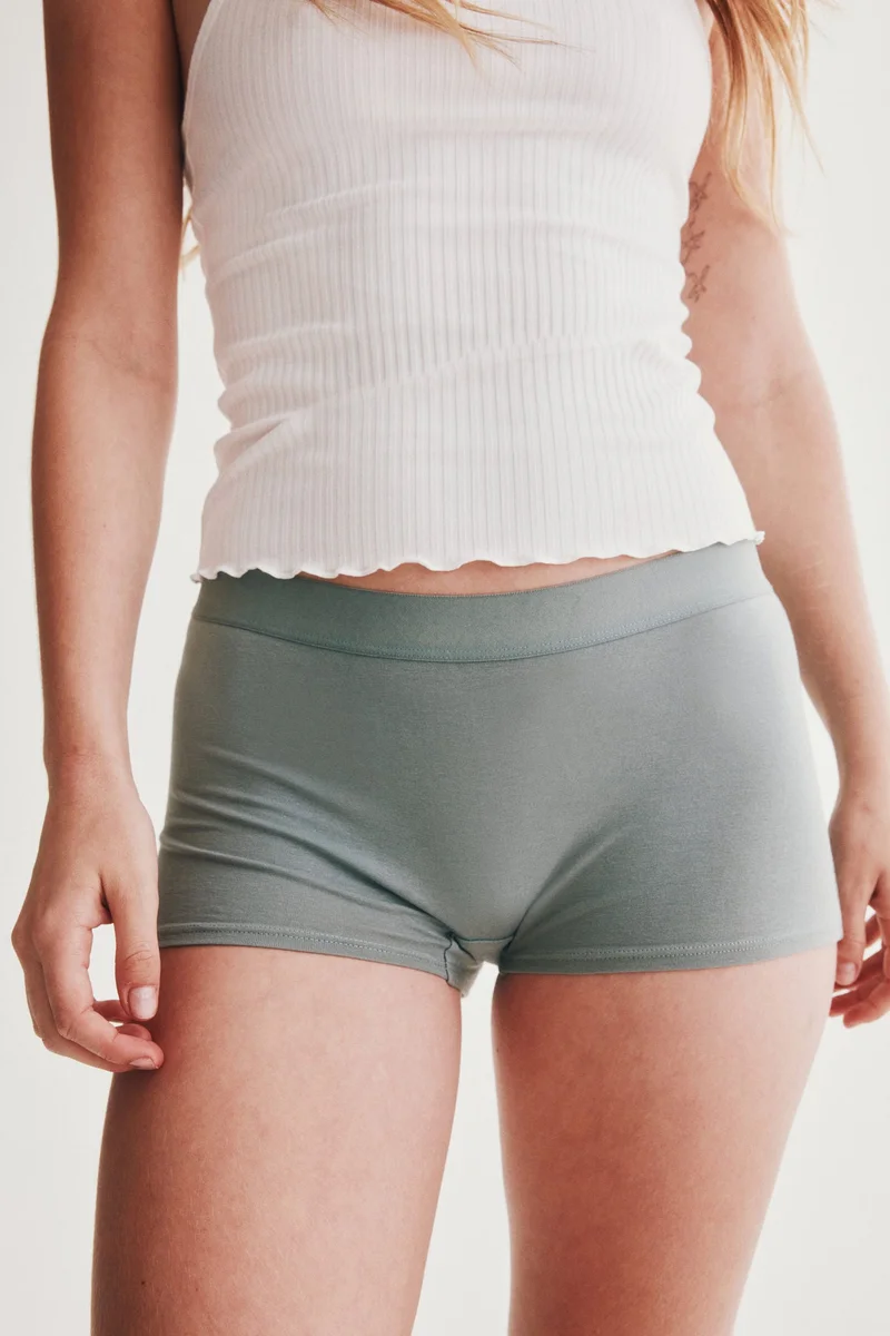 اتش اند ام سروال بوكسر قطني - عبوة من 3 قطع