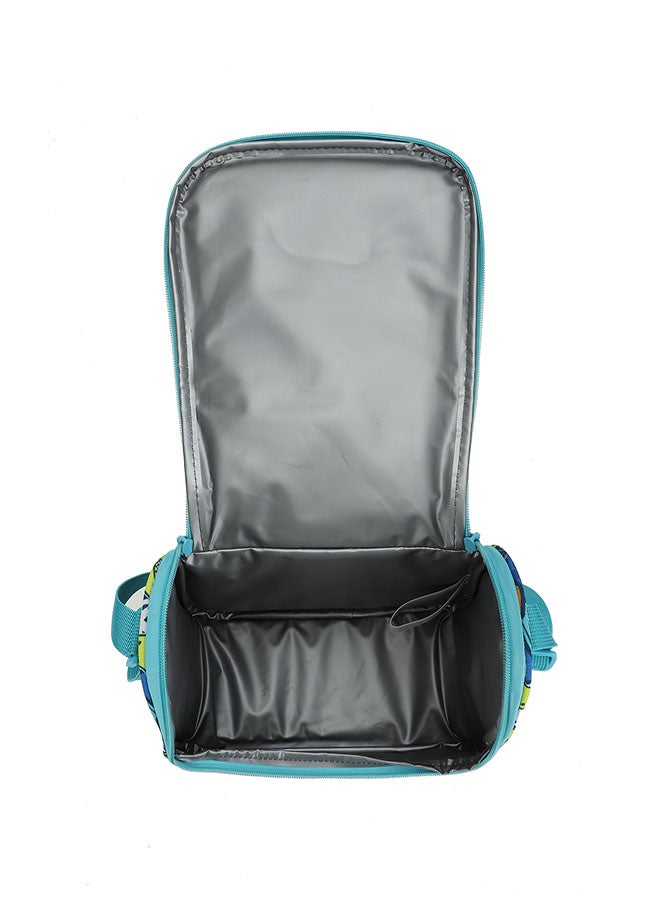 CUBS Dinosaur Print Waterproof lunch bag with adjustable shoulder strap carrying your favorite meals to school, work or while traveling - Image 4