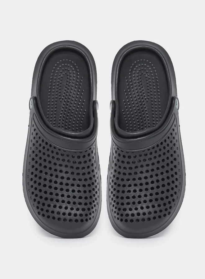 Take Two Solid Ankle Strap Clogs