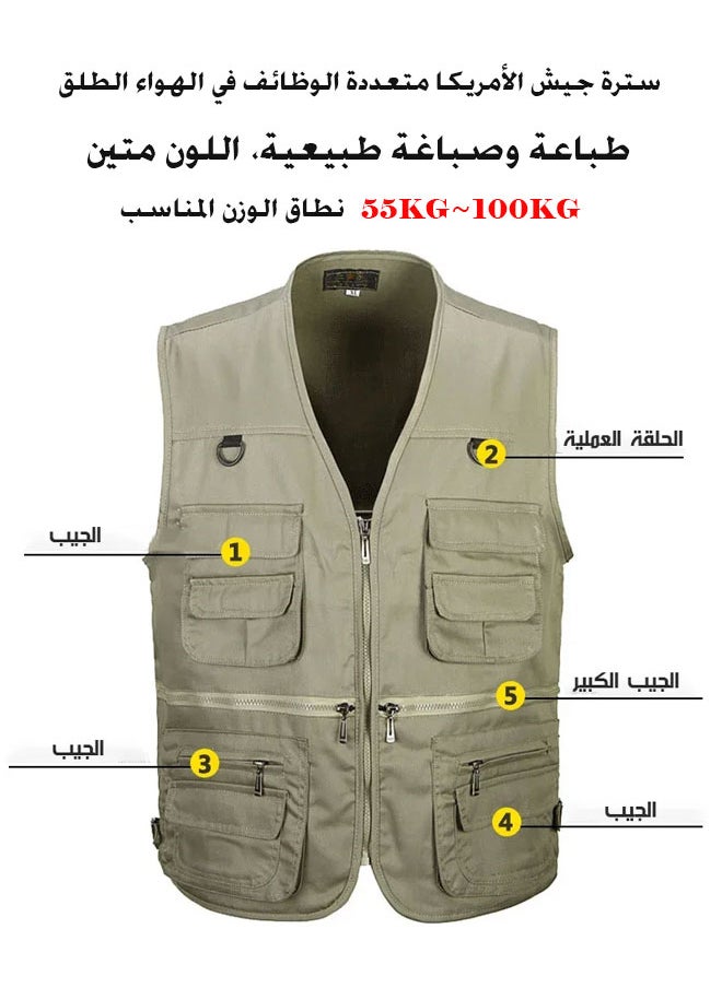 Beauenty Multi Pocket Fishing Photography Vest from size XL-XXXL  - Image 3