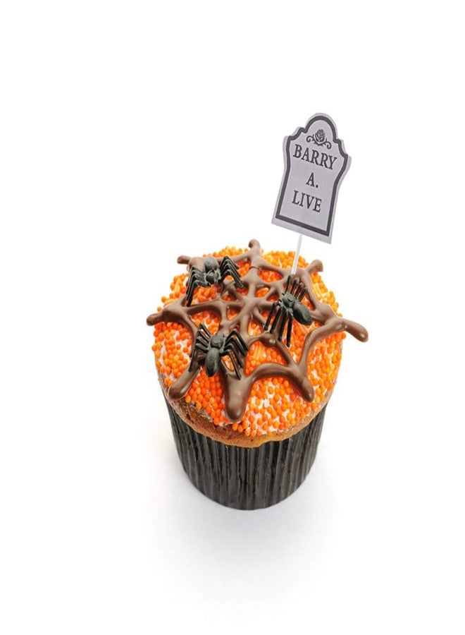 توي اند اونا زينة كعكة الهالوين من توياندونا، هدايا مرعبة للحفلات، 24 قطعة (4 أنماط) - Image 4