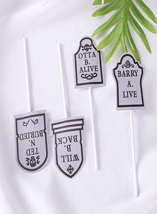 توي اند اونا زينة كعكة الهالوين من توياندونا، هدايا مرعبة للحفلات، 24 قطعة (4 أنماط) - Image 3