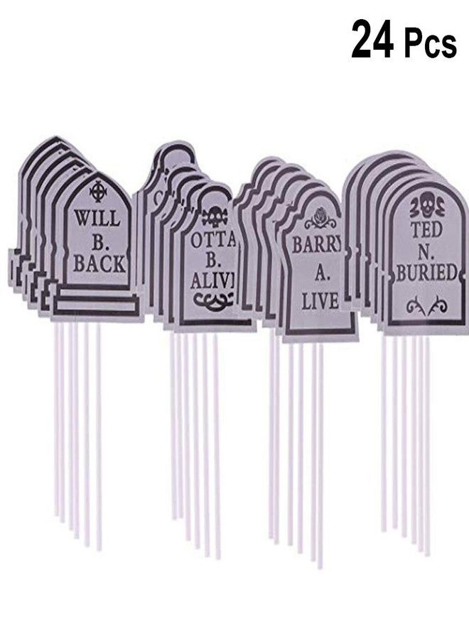 توي اند اونا زينة كعكة الهالوين من توياندونا، هدايا مرعبة للحفلات، 24 قطعة (4 أنماط) - Image 2