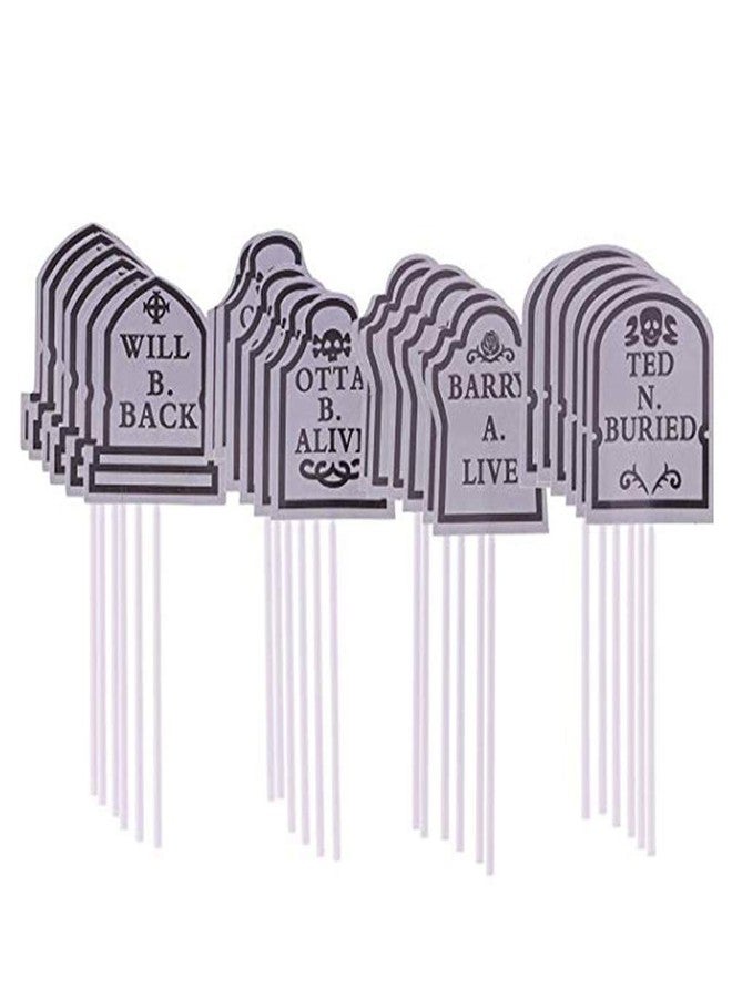 توي اند اونا زينة كعكة الهالوين من توياندونا، هدايا مرعبة للحفلات، 24 قطعة (4 أنماط) - Image 1