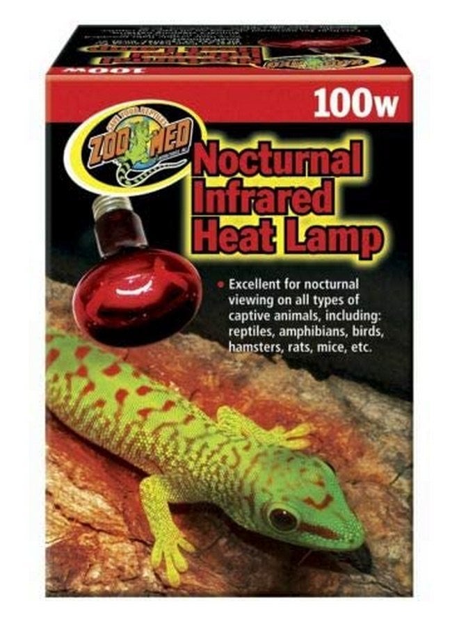 زوو ميد مصباح حراري بالأشعة تحت الحمراء ليلي من Zoo Med بقوة 100 واط - عبوة من 3 قطع - Image 2