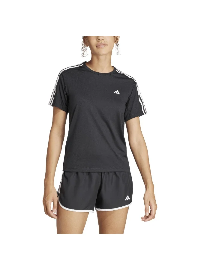 adidas تي شيرت رياضي أسود Otr E 3S للنساء مقاس 2XS