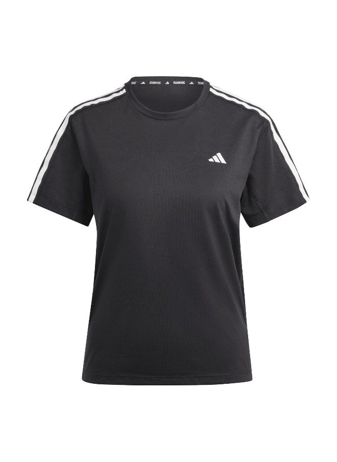 Adidas Adidas Otr E 3S Tee Black Running T-Shirts For Women 2Xs  - Image 1