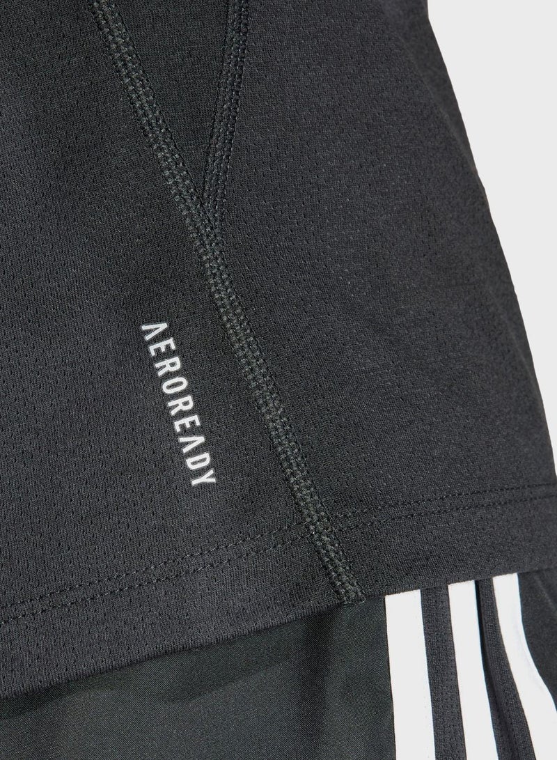 Adidas Otr E 3S Tee Black Running T-Shirts For Women 2Xs - Image 4