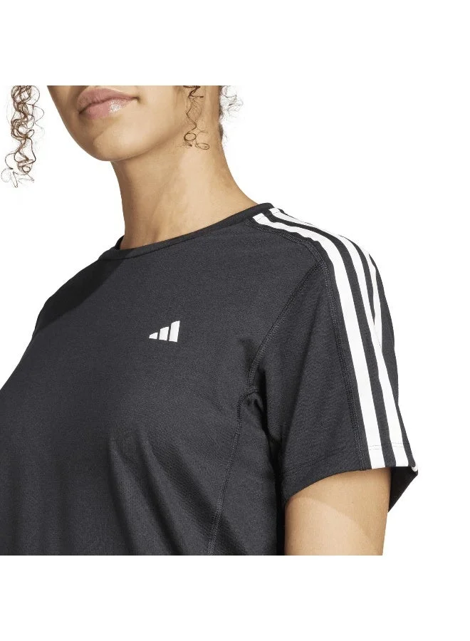 Adidas  Otr E 3S Tee Black Running T-Shirts For Women 2Xs for Women | Best Price UAE