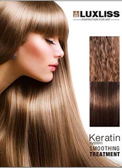 LUXLISS Cysteine System Curl Softening Smoothing Treatment 4PCS(2 CS 100ML+2 KT 100ML) Formaldehyde Free 100% Safe