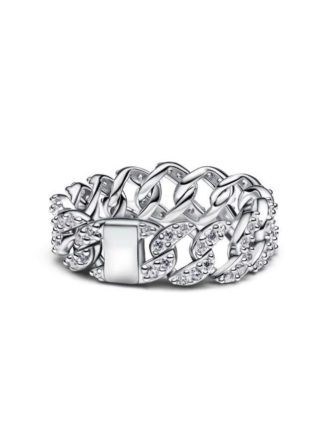 PANDORA Pavé Cuban Chain Ring