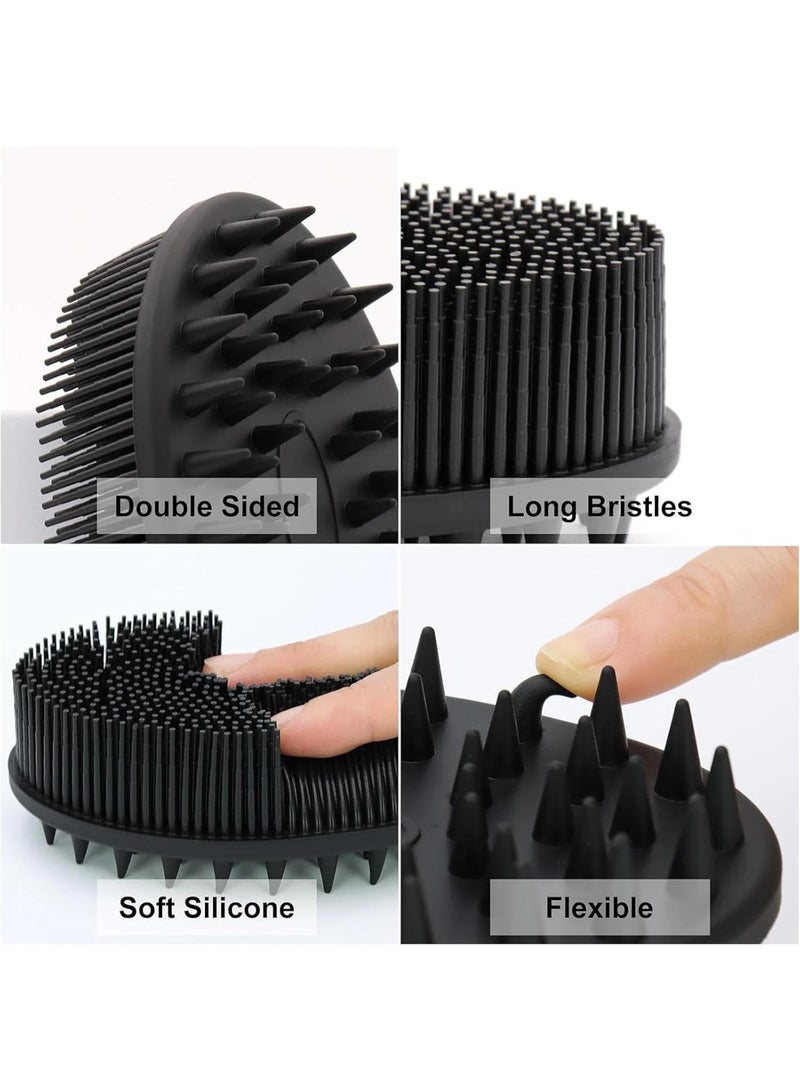 Y&D Soft Silicone Body Scrubber 1 PCS Silicone Body Shower, Silicone  2 in 1 Bath and Shampoo Brush, Body Scrubber Shower Cleaning Exfoliating Use for Sensitive Skin, Lather Well - Image 2