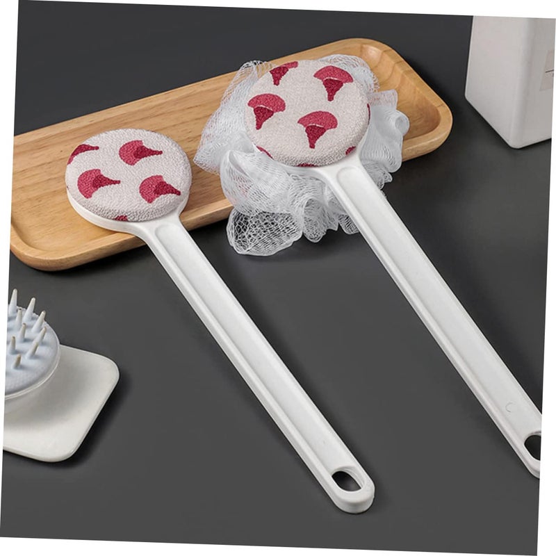 Double Sided Exfoliating Shower Brush Set for Back Deep Cleaning - Image 4