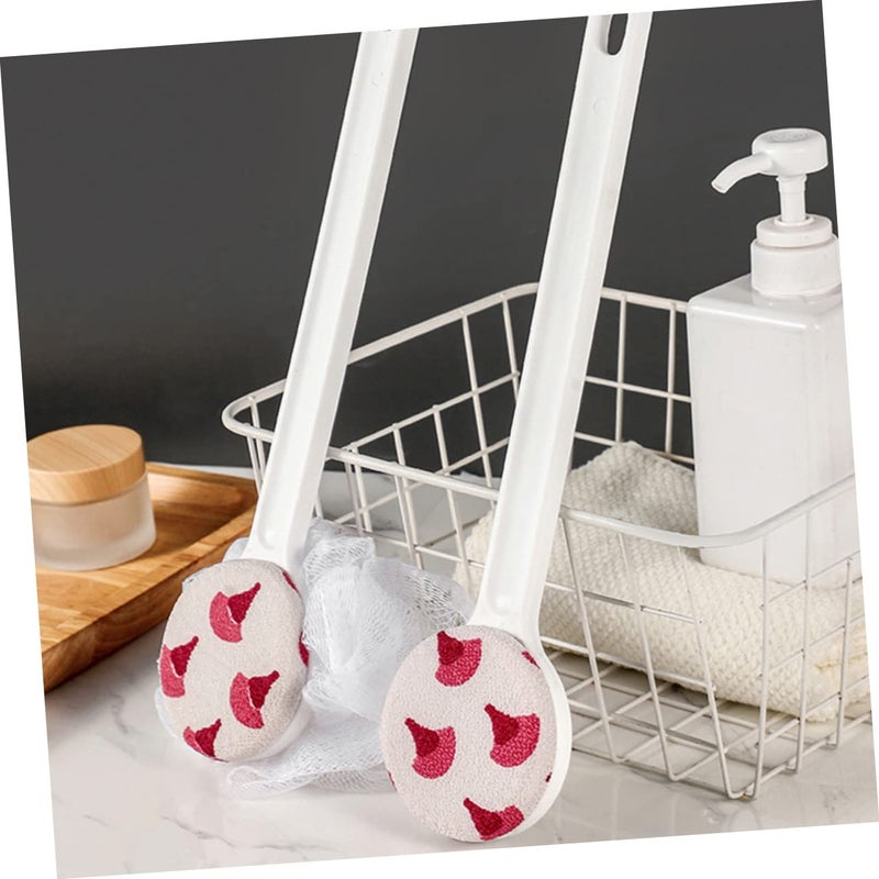 Double Sided Exfoliating Shower Brush Set for Back Deep Cleaning - Image 5