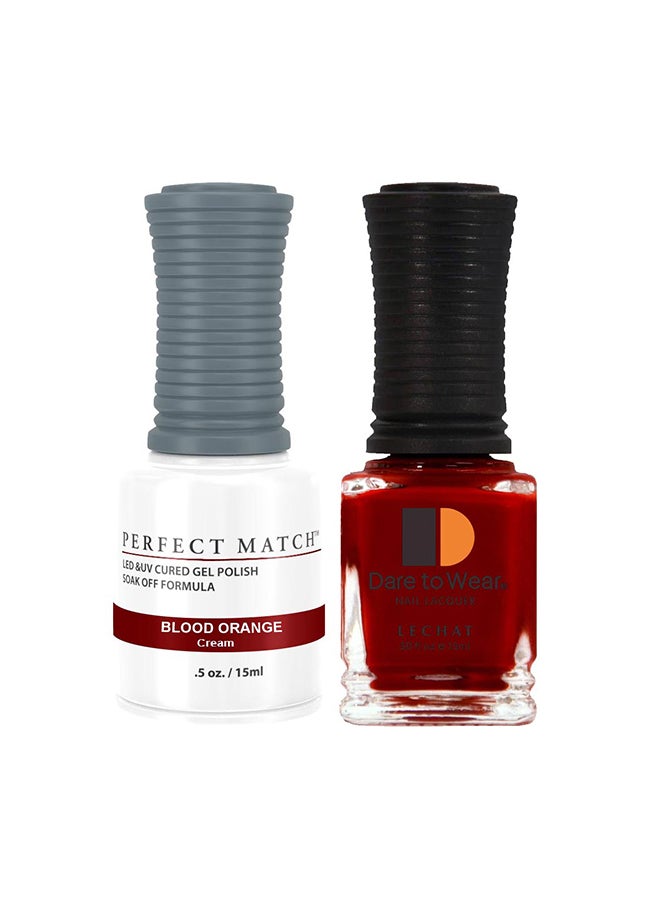 Lechat Soak Off Gel Nail Polish UV LED Gel Polish Blood Orange PMS10 - Image 1