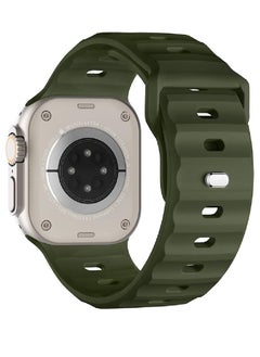 Replacement New Design Silicone Waterproof Strap For Apple Watch Ultra Band 49mm For iWatch Series 8/7/6/5/4/3/2/1/SE/Ultra, 49mm 45mm 44mm 42mm