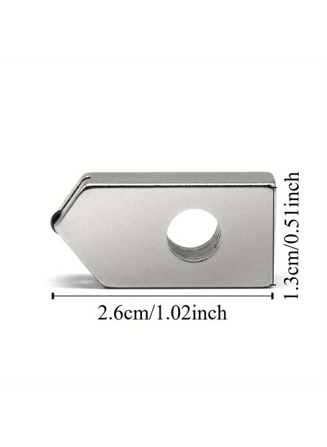 2pcs Silvery Stainless Steel Glass Bottle Cutting Head Replacement Tools for Metal Cutter - Image 3