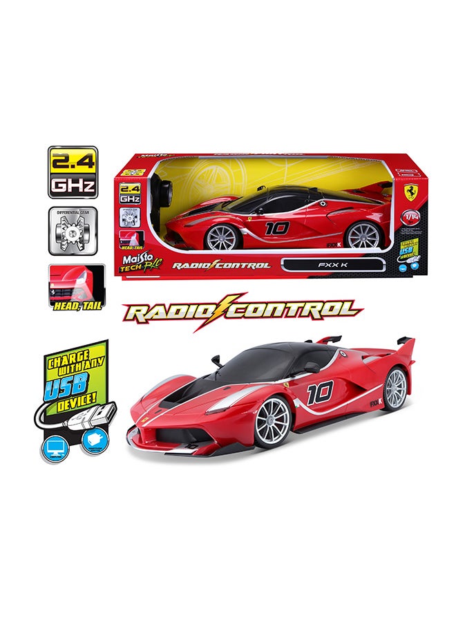 Maisto 1:14 Scale Radio-Controlled Ferrari Fxx K! This Is A Cool Model, Especially For Fans Of Ferrari And High-Performance Track Cars - Assorted color may vary  - Image 4