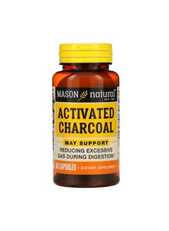 Mason Natural Activated Charcoal 60 Capsules  - Image 1