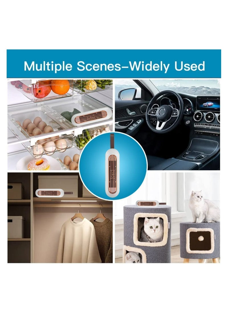 Excefore - Fridge Deodorizer Portable Type-C USB Rechargeable Reusable Refrigerator Deodorizer Refrigerator Odor Eliminator for Car Closet Wardrobe Pet Better Effective Than Baking Soda Charcoal Bags - Image 1