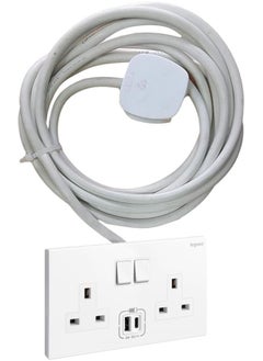 DUAL SOCKET UK with USB and TYPE C PORTS