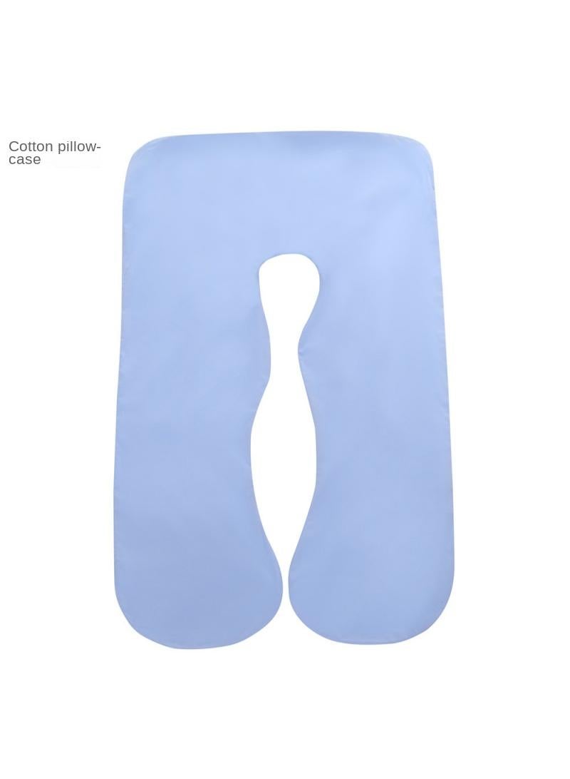 U-Shaped Full Body Pregnancy Cotton Pillow Cover 70x130cm - Image 1
