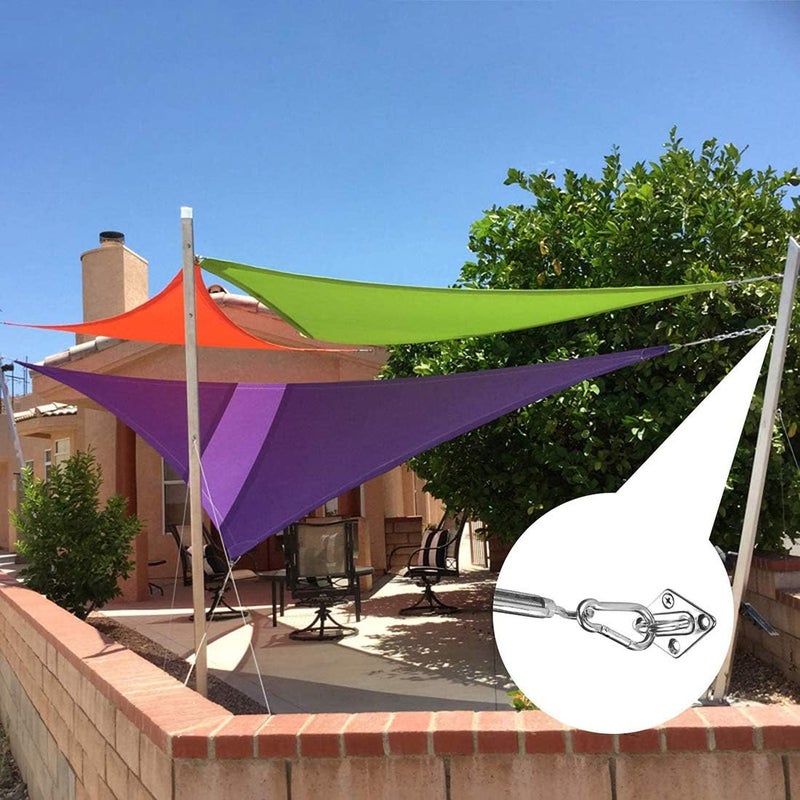 Dragon Heavy Duty Sun Shade Sail Fixing Kit for Garden Triangle and Square, Rectangle - 304 Stainless Steel Sun Shade Sail Fixing Hardware Accessories Kit (Fixing Kit) - Image 4