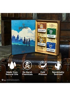 Dr. Squatch Dr. Squatch Soap Harry Potter Collection with Collector's Box - Men's Natural Bar Soap - 4 Bar Soap Bundle and Collector's Box - Soap inspired Gryffindor, Slytherin, Ravenclaw, and Hufflepuff  - Image 2