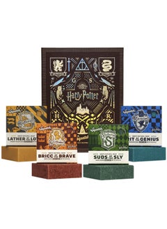Dr. Squatch Dr. Squatch Soap Harry Potter Collection with Collector's Box - Men's Natural Bar Soap - 4 Bar Soap Bundle and Collector's Box - Soap inspired Gryffindor, Slytherin, Ravenclaw, and Hufflepuff  - Image 1
