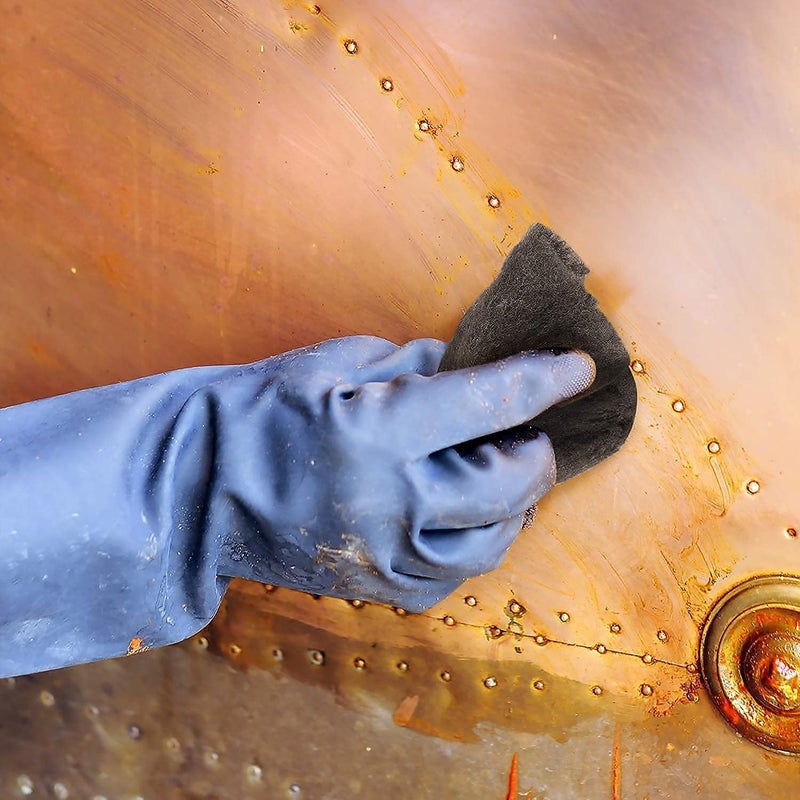 SETON Steel Wool Fine Wire Roll Pad for Glass Furniture Tray Metal Precision Tool Cleaning Polishing or Photography (Medium, 1.5m) - Image 5