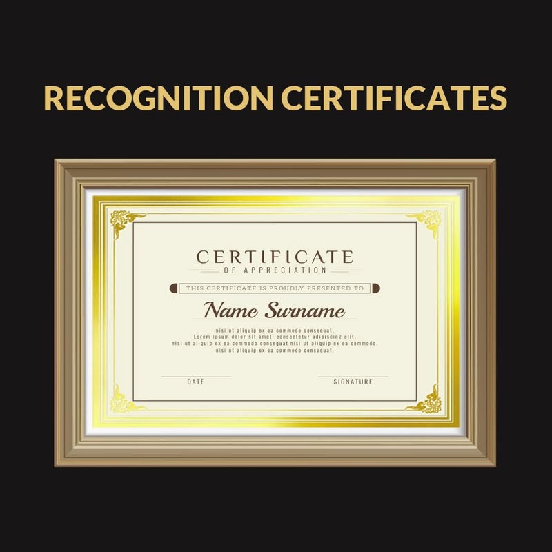 SUNEE 100 Sheets Certificate Papers - Blank Gold Foil Border, Letter Size 8.5x11 for Diploma, Certificates, Participation Awards, Document Cardstock Paper and Inkjet Printer Friendly - Image 4