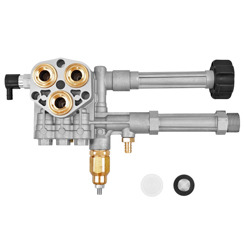 Gledewen AR43361 43361 Complete Pump Head with Unloader Installed Thermal Relief Valve for Annovi Reverberi Pressure Washer Pump Head Replacement Kit SRMW23G28 SRMW24G28 - Image 2