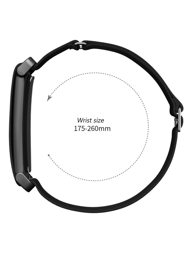 S-Color Elastic Nylon Bands Compatible with Fitbit Air Strap Soft Adjustable Stretchy Strap Breathable Sport Loop Replacement Wristband for Fitbit Air Men Women((Sensor device not included) - Image 2