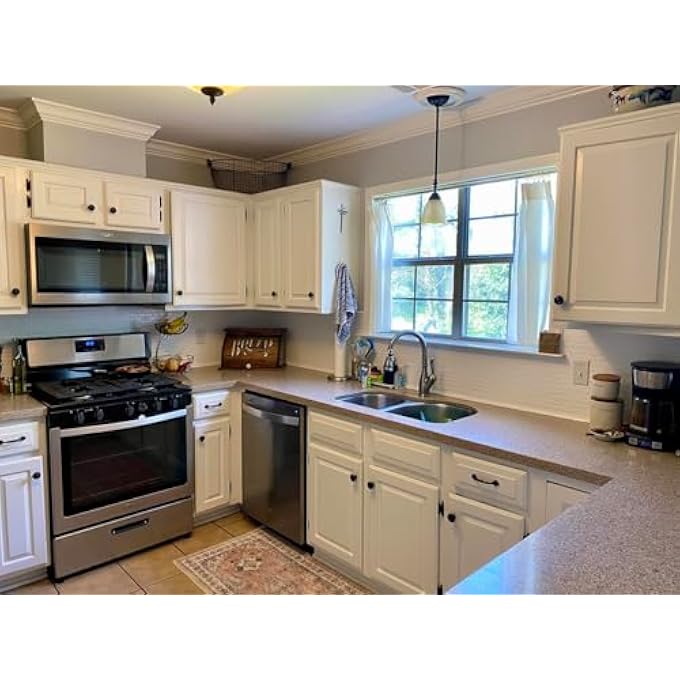 FLEXIBLE, PEEL AND STICK WALL MOLDING TRIM CAULK STRIP SELF ADHESIVE CORNER TRIM MOULDING FOR CEILING, BACKSPLASH, TILE EDGE, COUNTERTOPS, BASEBOARD, COUNTERS, FLOOR AND MORE, WHITE, 10 FEET - Image 3