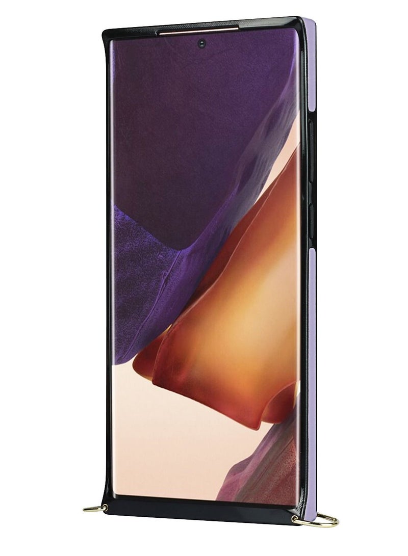 Suteni Back Cover Leather Protective Case for Samsung Mobile Phone - Image 2