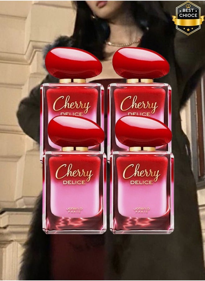 Johan.B Paris 4 Pieces Cherry Delice Perfume For Women 85ml EDP  - Image 1