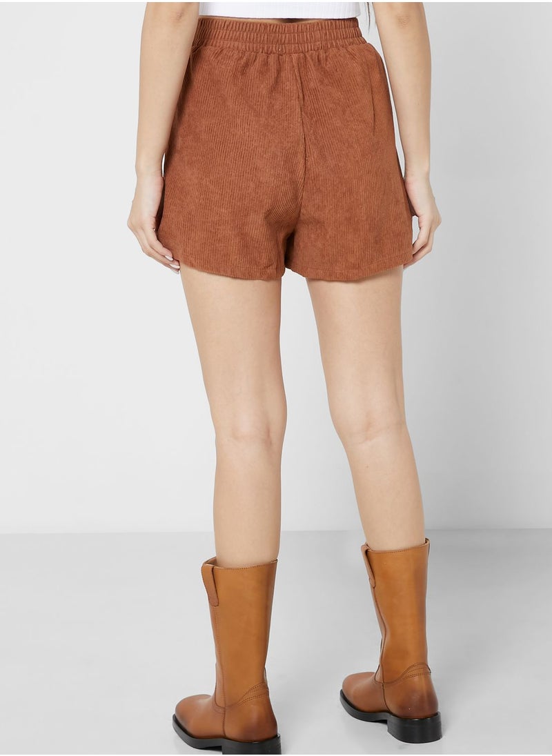 Courdroy Pullon Shorts