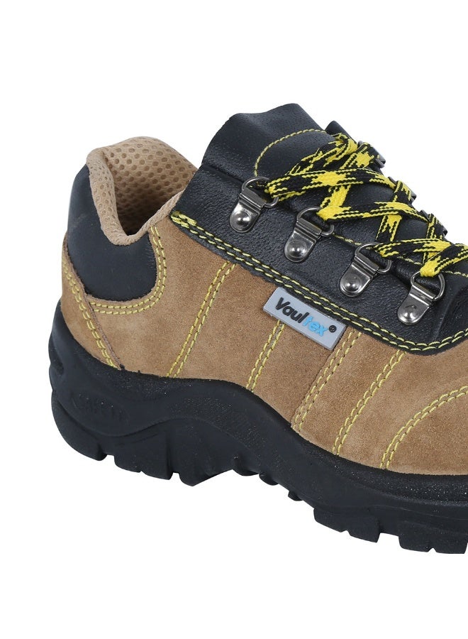 Vaultex NBI Suede Leather Steel Toe Safety Shoes, Light Brown, 40 - Image 2