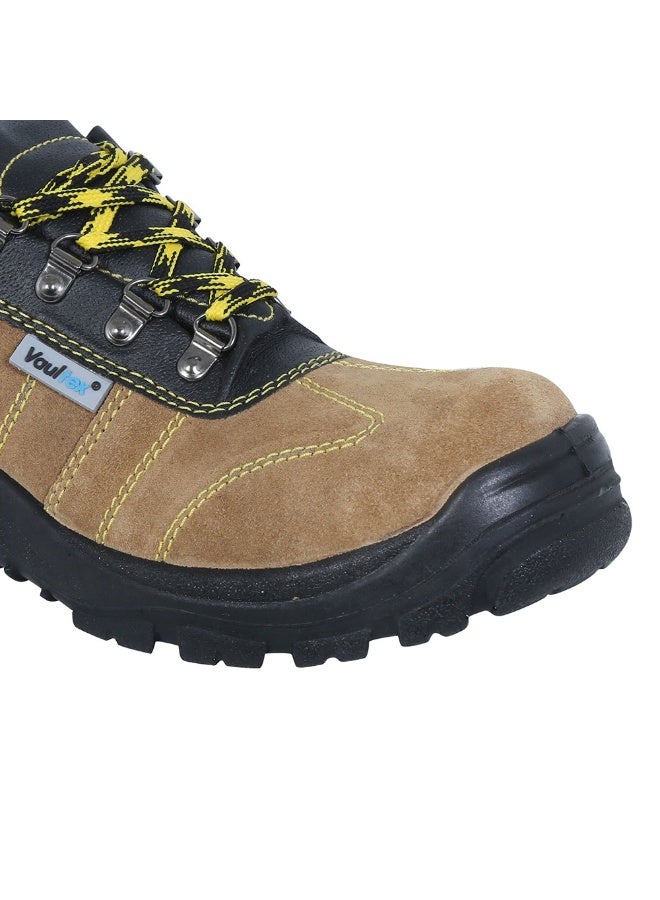 Vaultex NBI Suede Leather Steel Toe Safety Shoes, Light Brown, 40 - Image 4