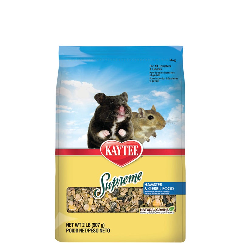 Kaytee Supreme Hamster & Gerbil Food, 2 Lb - Image 1