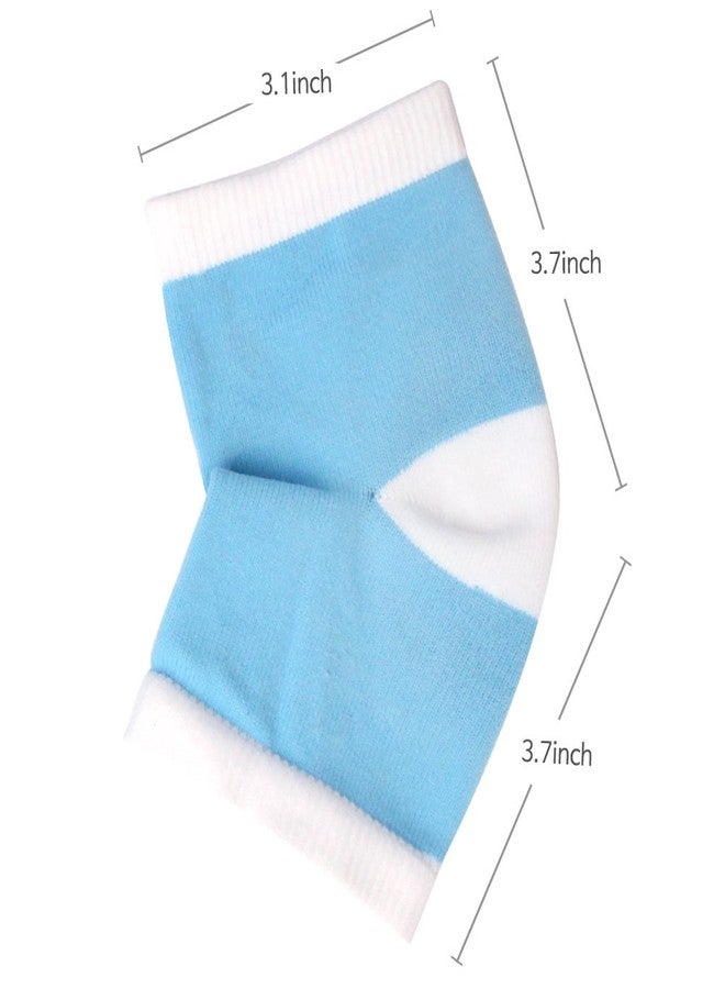 FOOTINSOLE.COM Gel Heel Socks for Men and Women (Blue - 1 Pair) - Image 5