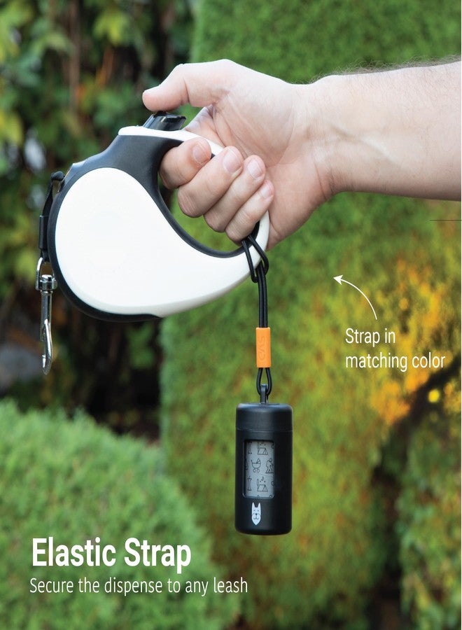 SVD.PET Dog Poop Bag Dispenser, Retractable Waste Bag Dispenser, Lightweight Poop Bag Holder, Stretchy Strap Fits Any Dog Leash, Doggy Walking Accessory (Black) - Image 3