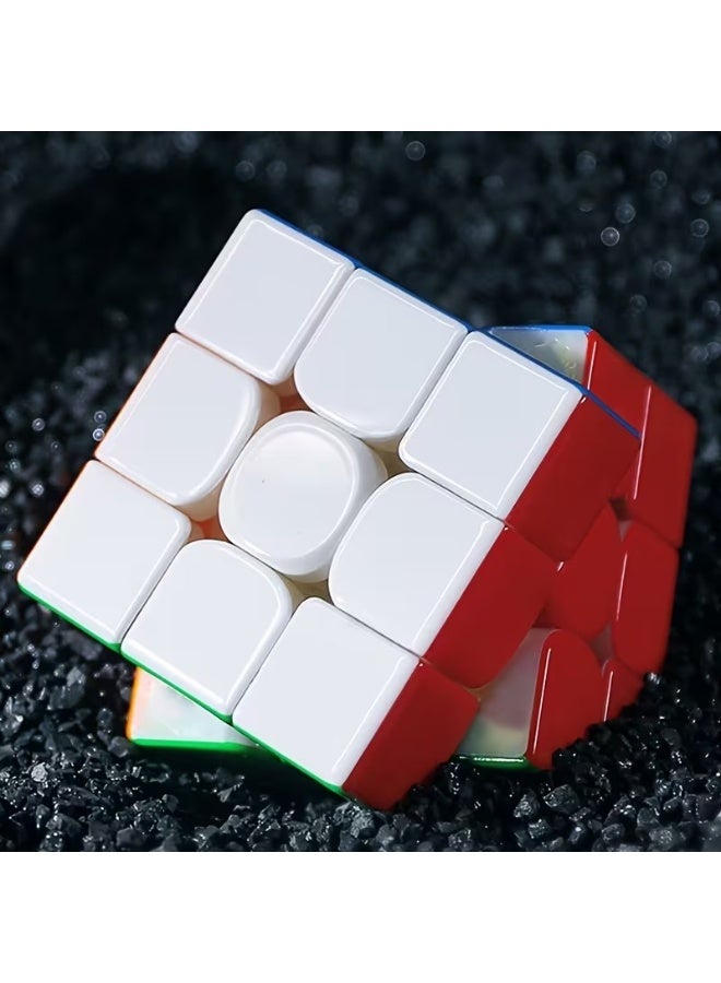 Goolsky 1 3x3 's Cube - beginner-friendly smooth-edge puzzle, 6 bright colors (lemon yellow, orange, white, green, melon red), promoting brain development, learning and speed 's Cube competition, Puzzle Game, Vibrant Colors, Playful Design, Precision Engineered, Durable Plastic, Twist Puzzle, Logic Game, Game, Puzzle - Image 5