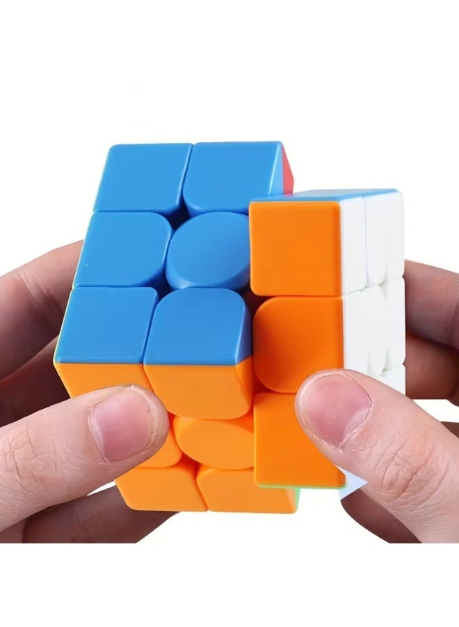 Goolsky 1 3x3 's Cube - beginner-friendly smooth-edge puzzle, 6 bright colors (lemon yellow, orange, white, green, melon red), promoting brain development, learning and speed 's Cube competition, Puzzle Game, Vibrant Colors, Playful Design, Precision Engineered, Durable Plastic, Twist Puzzle, Logic Game, Game, Puzzle - Image 4